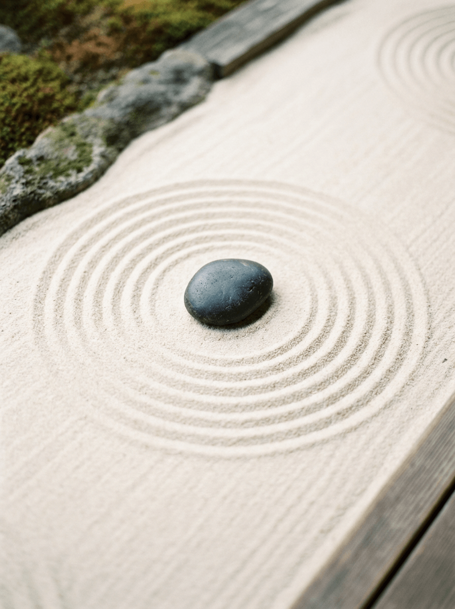 Zen-Garten - Klarheit und bewusste Investition